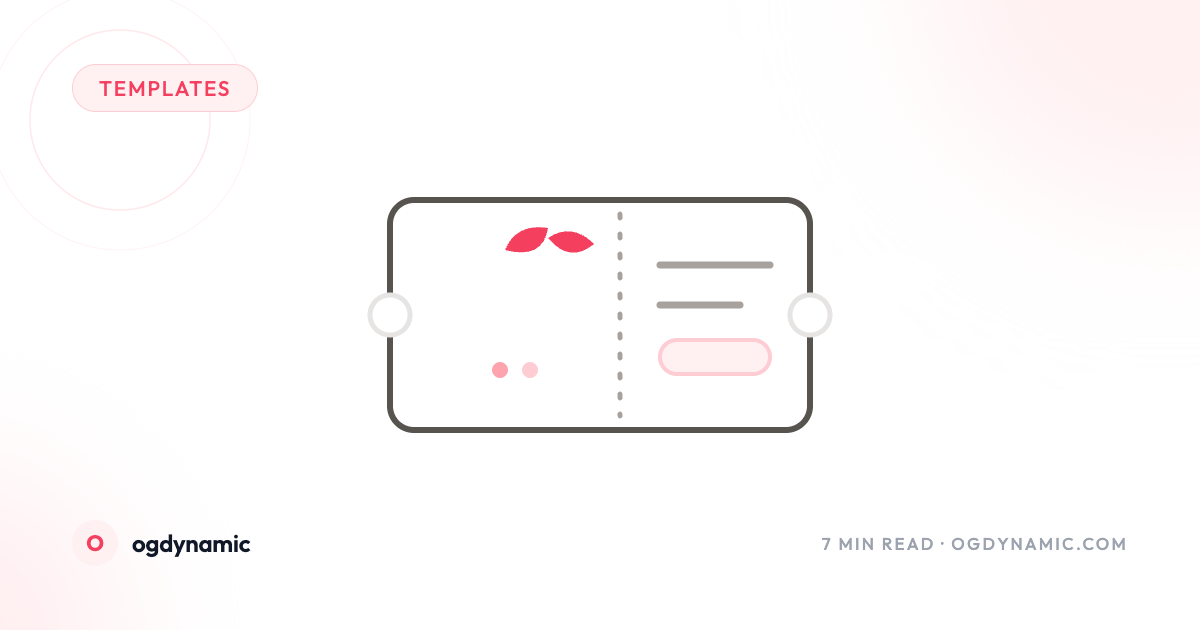 Event Ticket OG Image Template Review: Make Event Links Stand Out