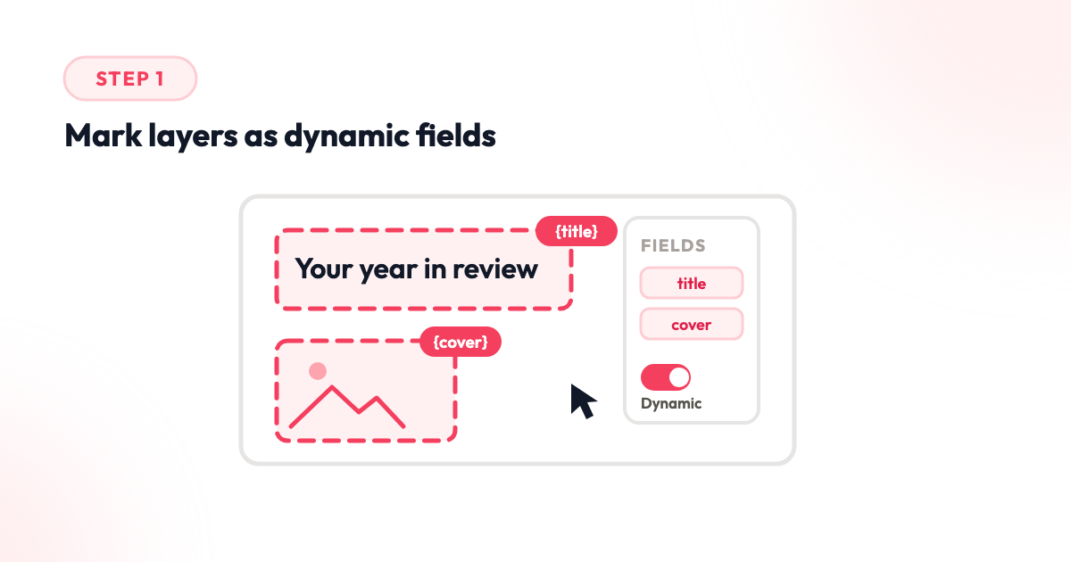 Step 1: mark layers as dynamic fields in the ogdynamic canvas editor